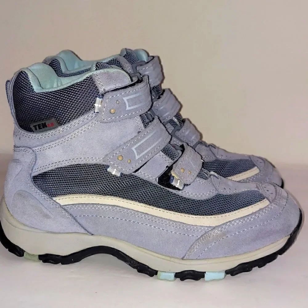 L.L. Bean High Top Snow Hiking Sneakers 3 Hook And Loop Sz 7.5